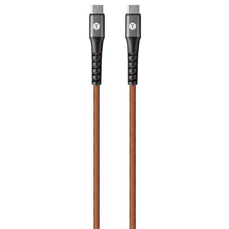 Toughtested USB-C to USB-C Cable, 8 Feet TT-PC8-C2C